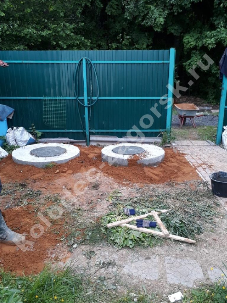 Септики из бетонных колец в Дмитрове